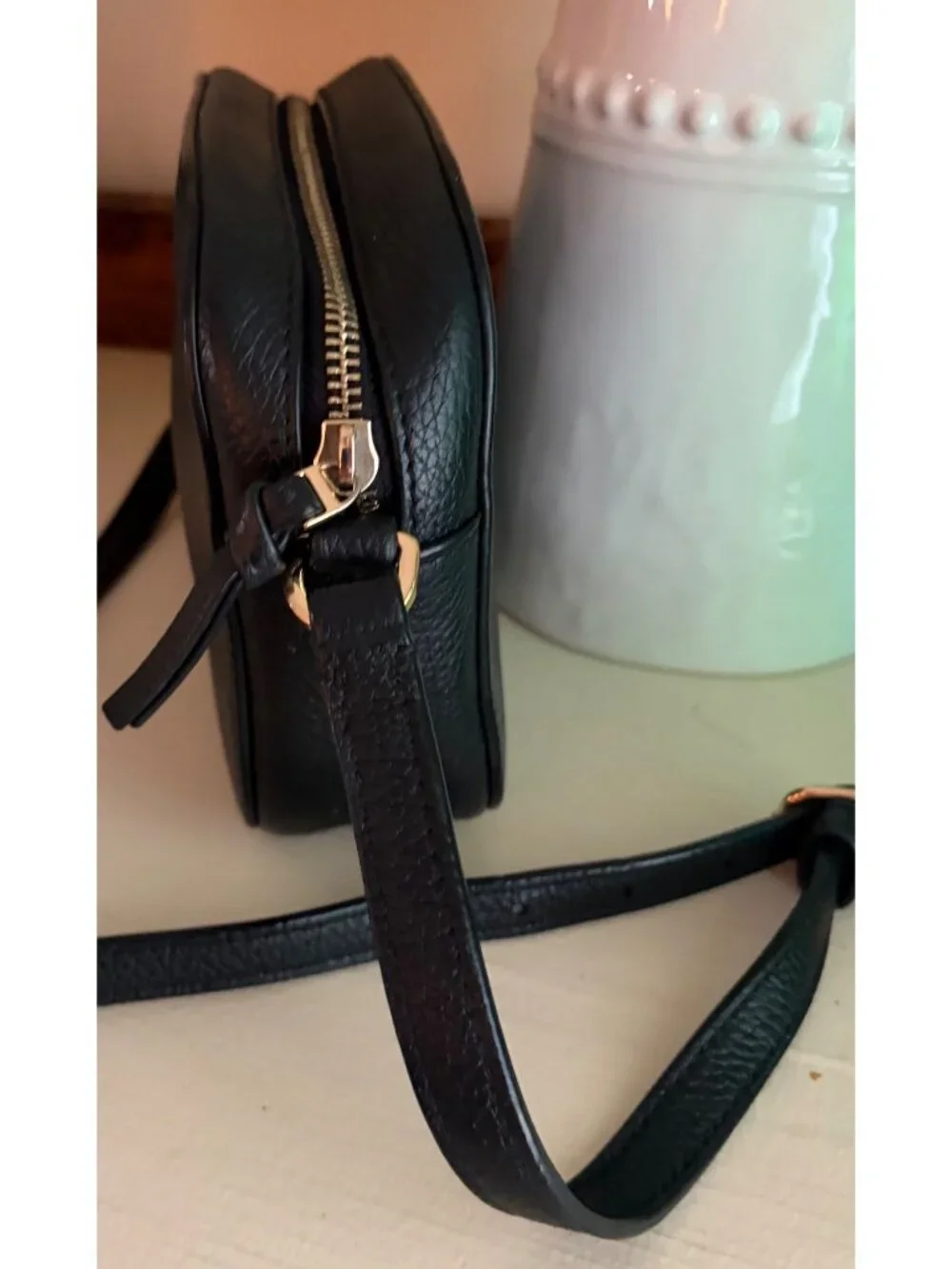Tory Burch Black Leather Crossbody Bag